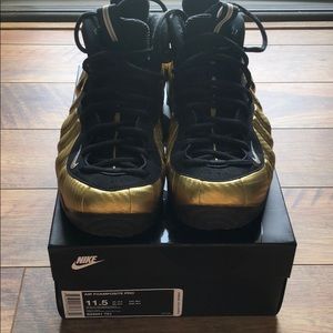 Air Foamposite Pro - Metallic Gold